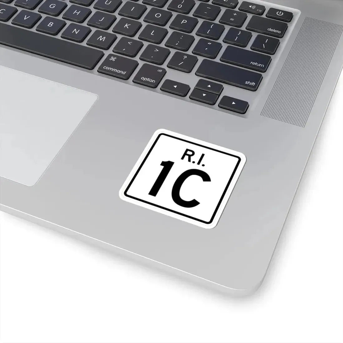 Rhode Island 1C (Rhode Island) (Road Sign) STICKER Vinyl Kiss-Cut Decal - The Sticker Space