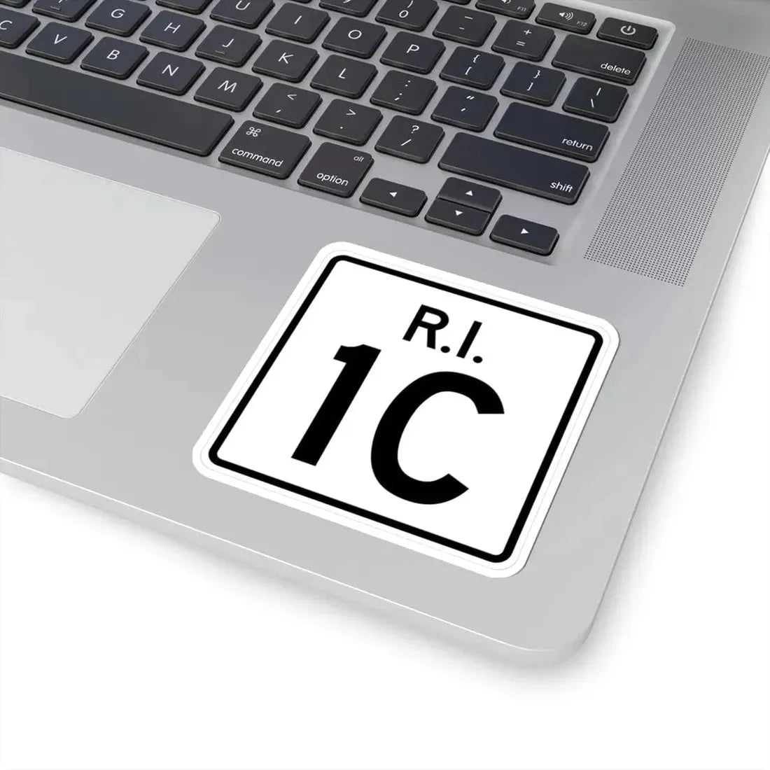 Rhode Island 1C (Rhode Island) (Road Sign) STICKER Vinyl Kiss-Cut Decal - The Sticker Space