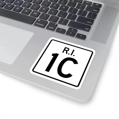Rhode Island 1C (Rhode Island) (Road Sign) STICKER Vinyl Kiss-Cut Decal - The Sticker Space