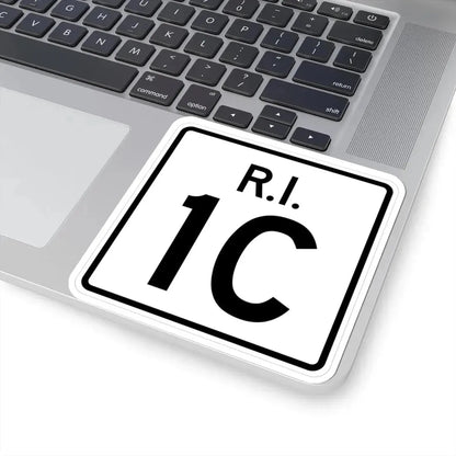 Rhode Island 1C (Rhode Island) (Road Sign) STICKER Vinyl Kiss-Cut Decal - The Sticker Space
