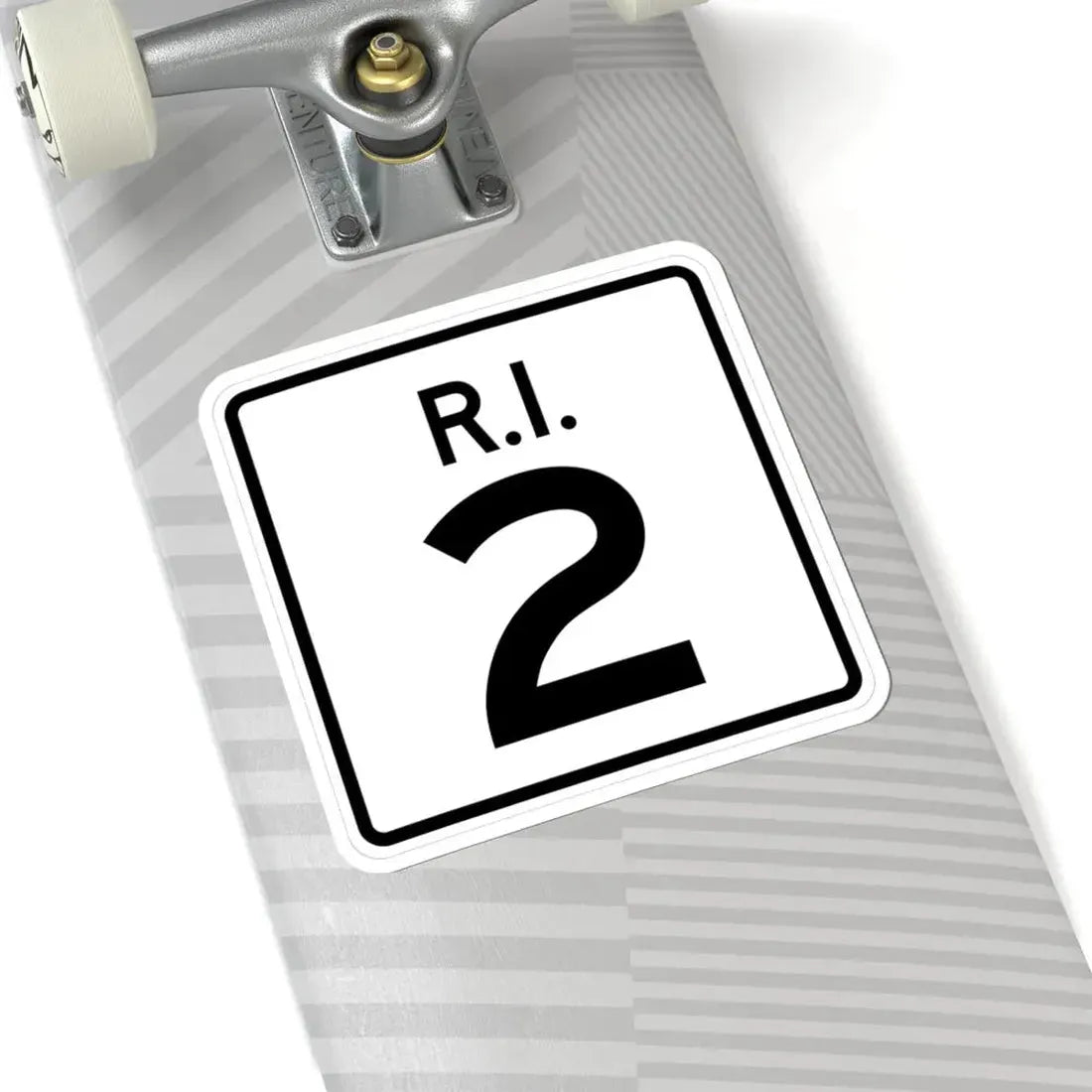 Rhode Island 2 (Rhode Island) (Road Sign) STICKER Vinyl Kiss-Cut Decal - The Sticker Space