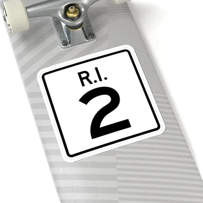 Rhode Island 2 (Rhode Island) (Road Sign) STICKER Vinyl Kiss-Cut Decal - The Sticker Space