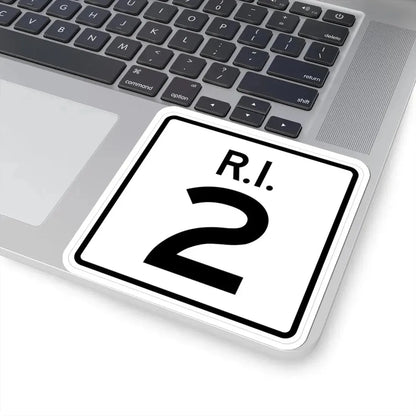 Rhode Island 2 (Rhode Island) (Road Sign) STICKER Vinyl Kiss-Cut Decal - The Sticker Space