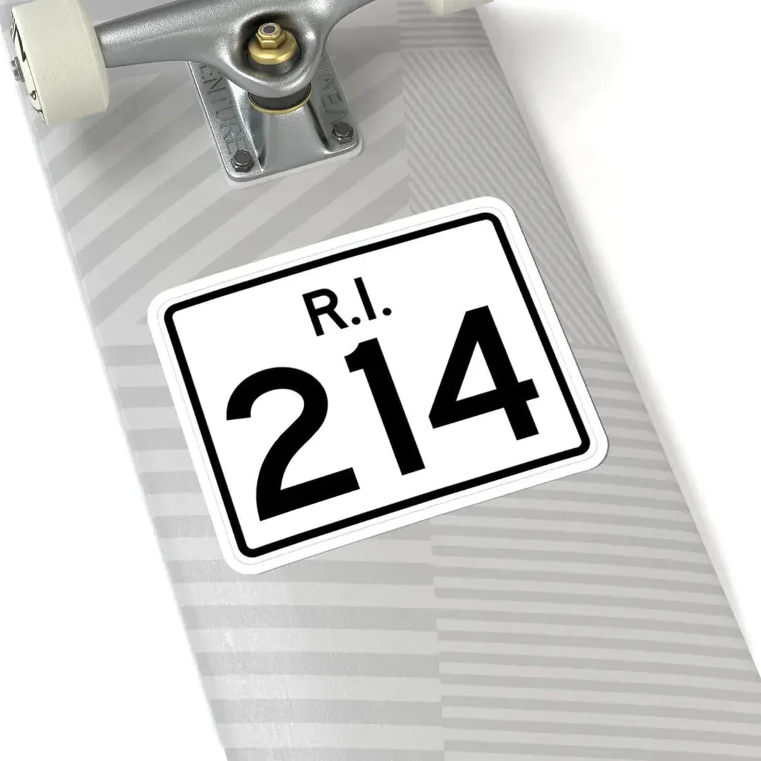 Rhode Island 214 (Rhode Island) (Road Sign) STICKER Vinyl Kiss-Cut Decal - The Sticker Space