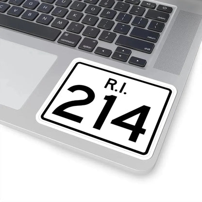Rhode Island 214 (Rhode Island) (Road Sign) STICKER Vinyl Kiss-Cut Decal - The Sticker Space