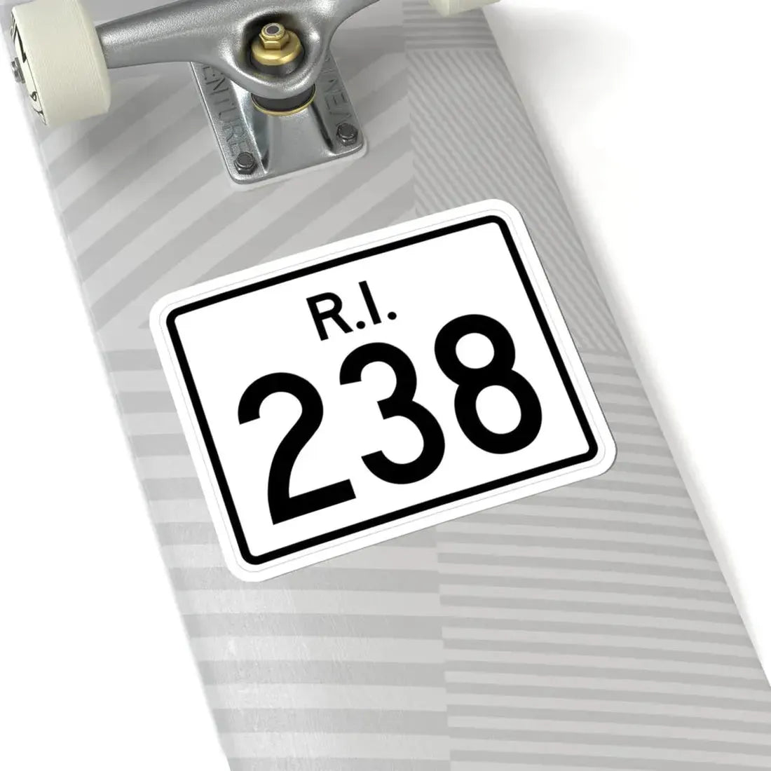 Rhode Island 238 (Rhode Island) (Road Sign) STICKER Vinyl Kiss-Cut Decal - The Sticker Space