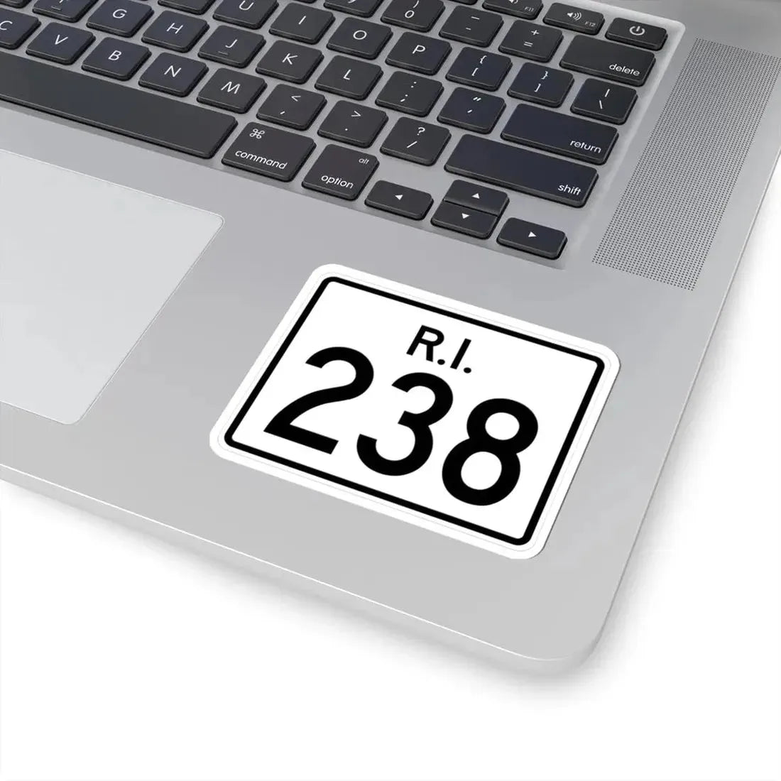 Rhode Island 238 (Rhode Island) (Road Sign) STICKER Vinyl Kiss-Cut Decal - The Sticker Space
