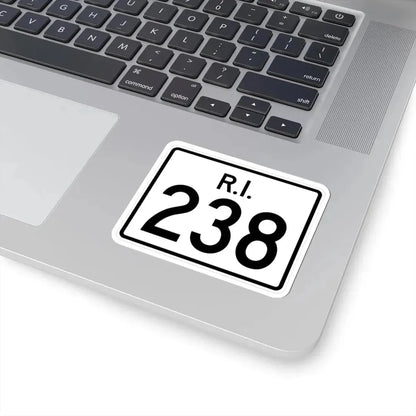 Rhode Island 238 (Rhode Island) (Road Sign) STICKER Vinyl Kiss-Cut Decal - The Sticker Space