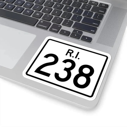 Rhode Island 238 (Rhode Island) (Road Sign) STICKER Vinyl Kiss-Cut Decal - The Sticker Space