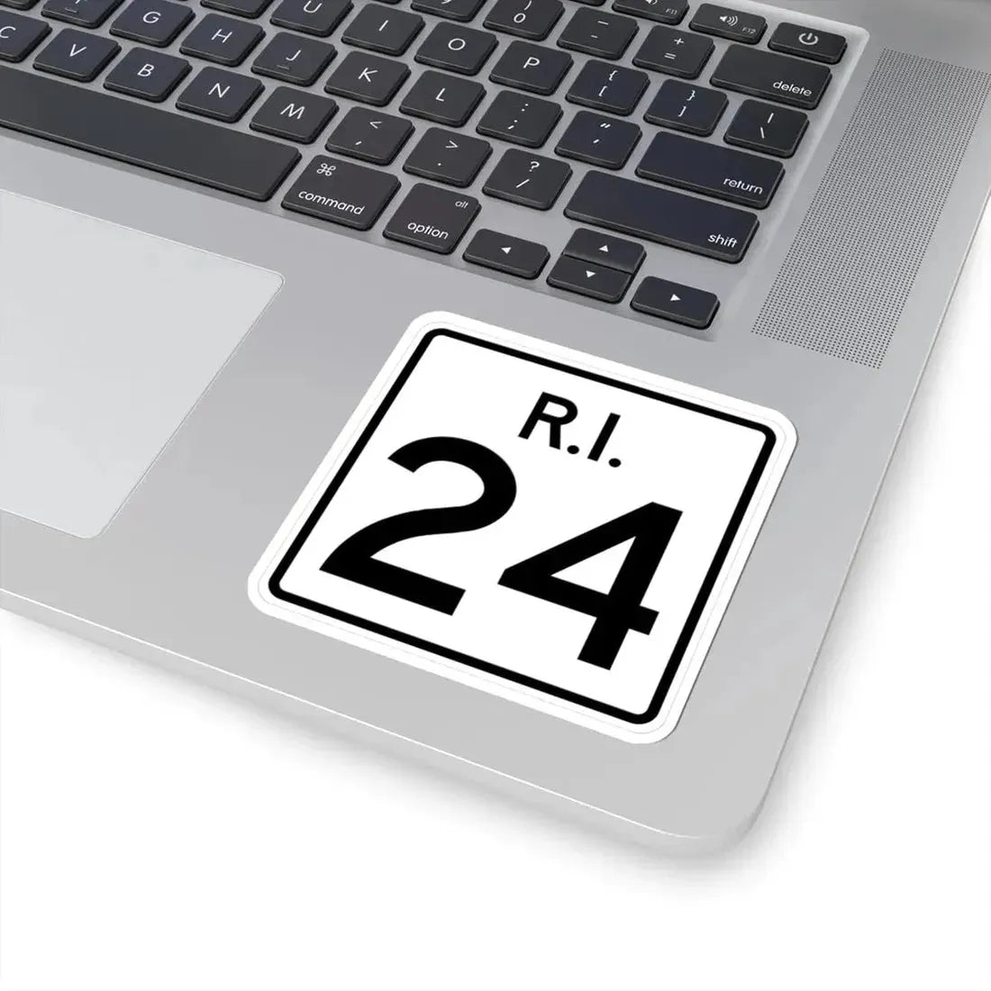Rhode Island 24 (Rhode Island) (Road Sign) STICKER Vinyl Kiss-Cut Decal - The Sticker Space