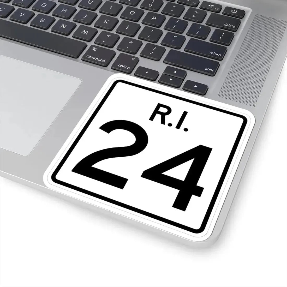 Rhode Island 24 (Rhode Island) (Road Sign) STICKER Vinyl Kiss-Cut Decal - The Sticker Space