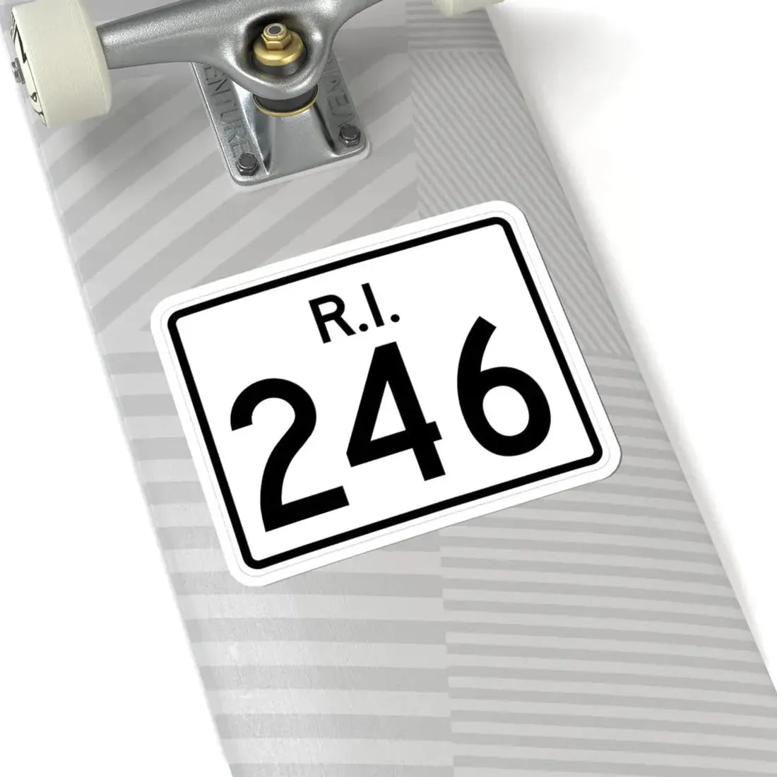 Rhode Island 246 (Rhode Island) (Road Sign) STICKER Vinyl Kiss-Cut Decal - The Sticker Space