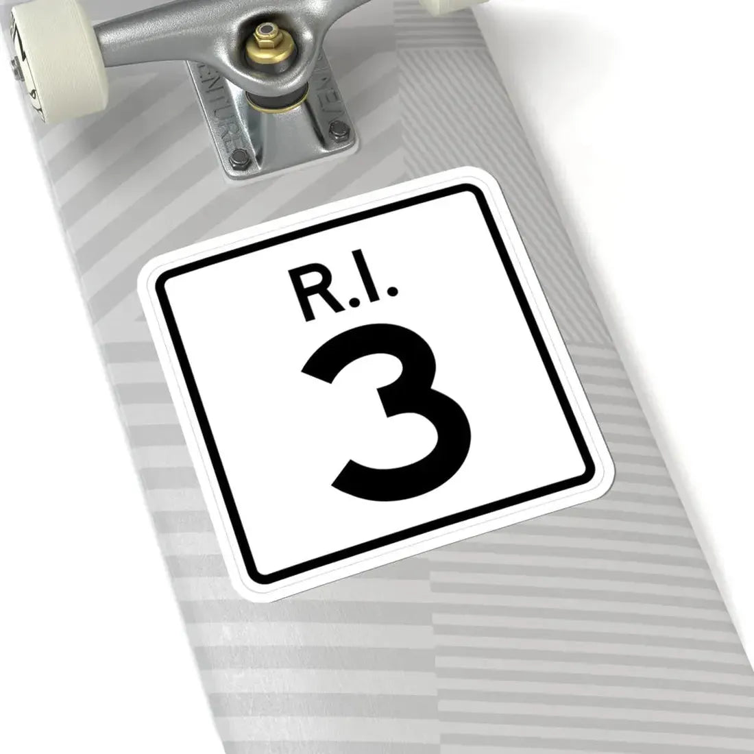 Rhode Island 3 (Rhode Island) (Road Sign) STICKER Vinyl Kiss-Cut Decal - The Sticker Space