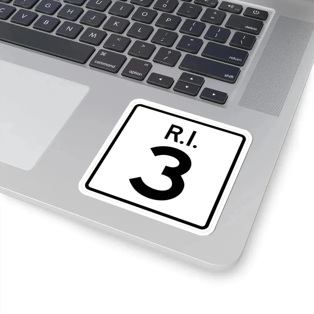 Rhode Island 3 (Rhode Island) (Road Sign) STICKER Vinyl Kiss-Cut Decal - The Sticker Space