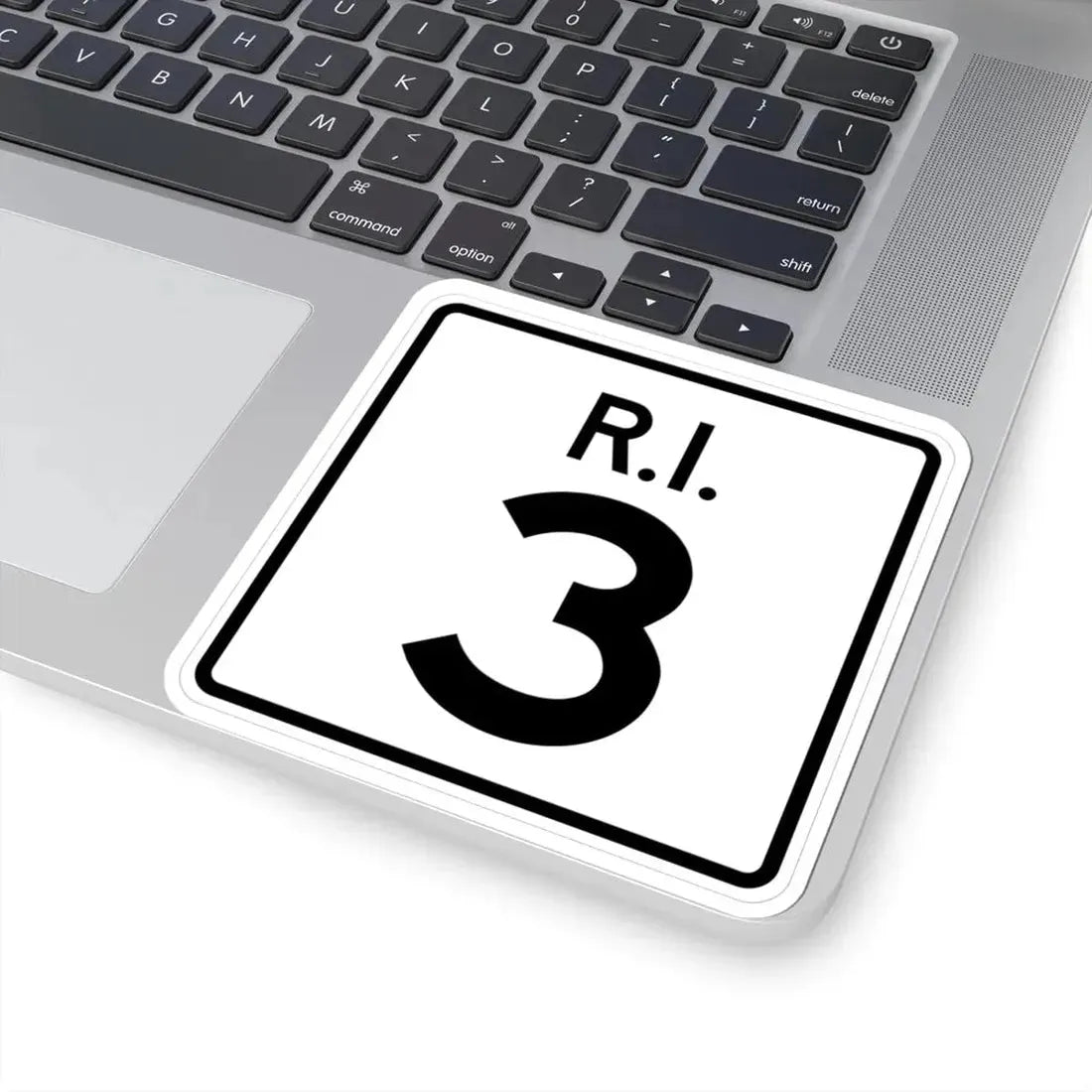 Rhode Island 3 (Rhode Island) (Road Sign) STICKER Vinyl Kiss-Cut Decal - The Sticker Space