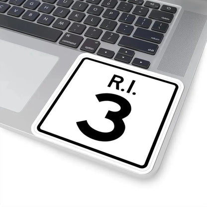 Rhode Island 3 (Rhode Island) (Road Sign) STICKER Vinyl Kiss-Cut Decal - The Sticker Space