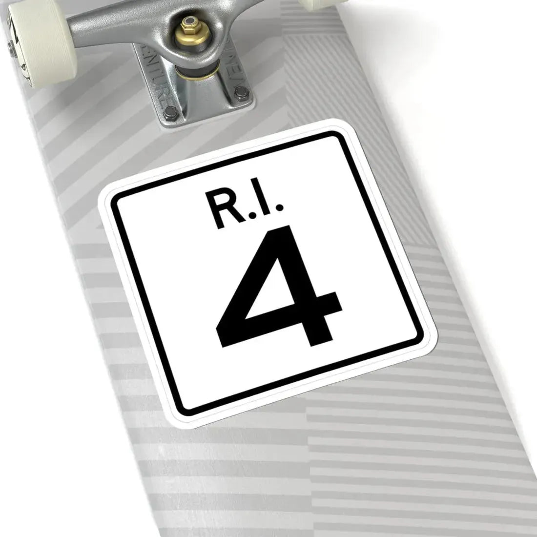 Rhode Island 4 (Rhode Island) (Road Sign) STICKER Vinyl Kiss-Cut Decal - The Sticker Space