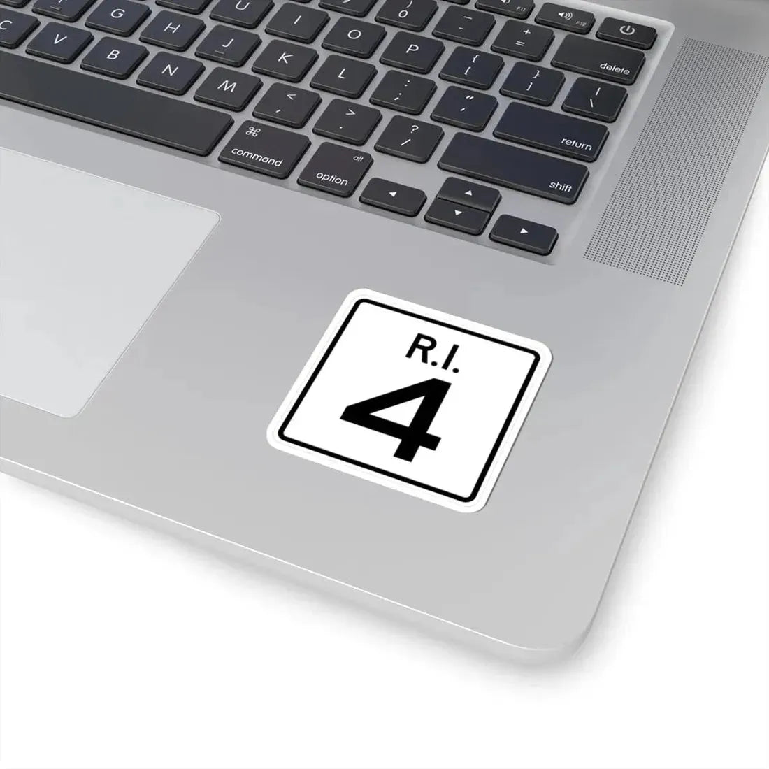 Rhode Island 4 (Rhode Island) (Road Sign) STICKER Vinyl Kiss-Cut Decal - The Sticker Space