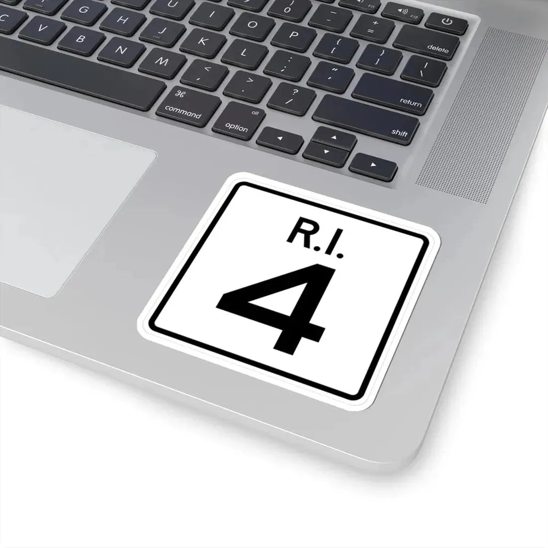 Rhode Island 4 (Rhode Island) (Road Sign) STICKER Vinyl Kiss-Cut Decal - The Sticker Space