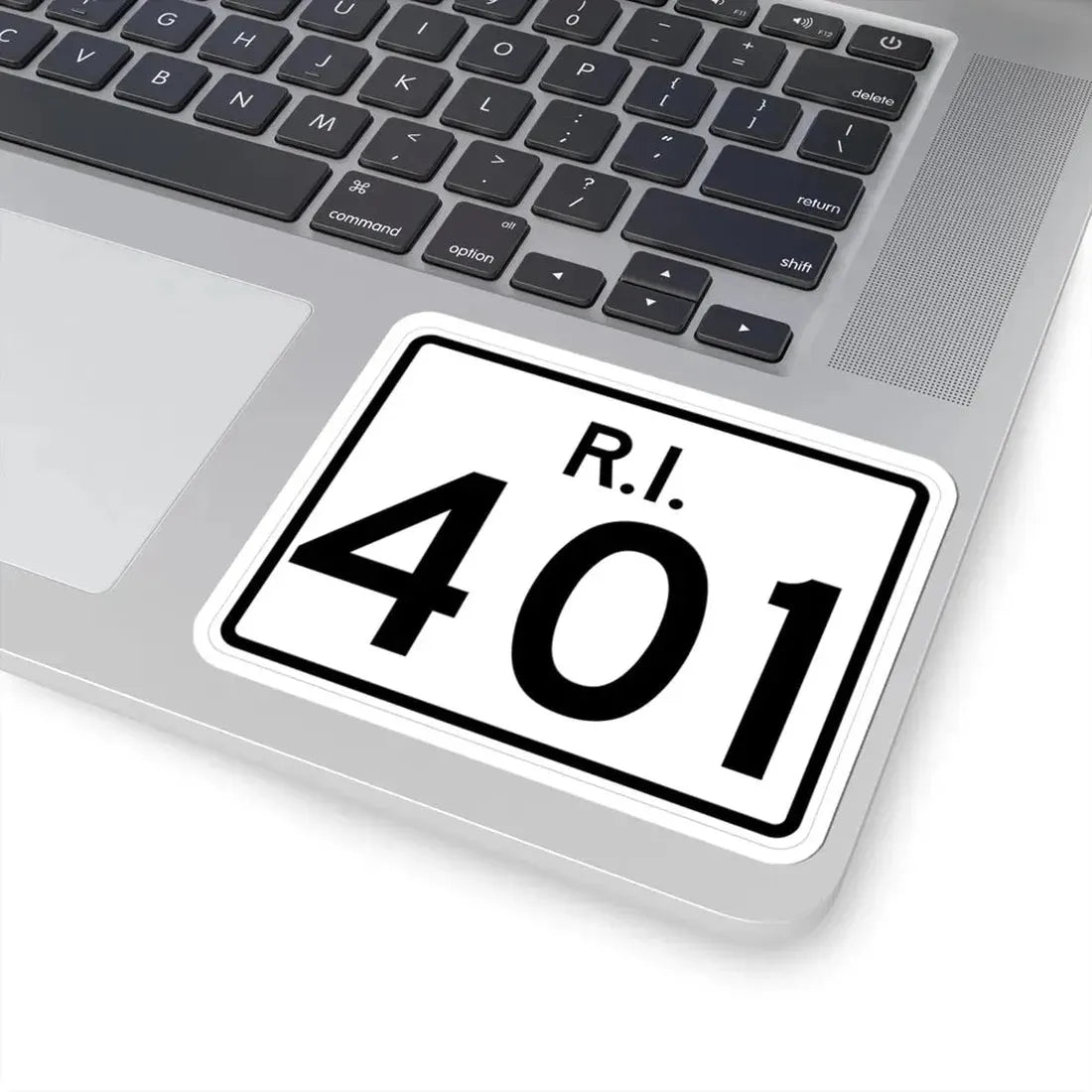 Rhode Island 401 (Rhode Island) (Road Sign) STICKER Vinyl Kiss-Cut Decal - The Sticker Space