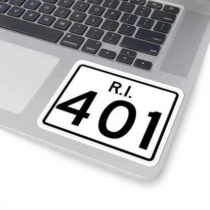 Rhode Island 401 (Rhode Island) (Road Sign) STICKER Vinyl Kiss-Cut Decal - The Sticker Space