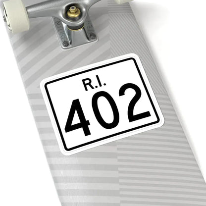 Rhode Island 402 (Rhode Island) (Road Sign) STICKER Vinyl Kiss-Cut Decal - The Sticker Space