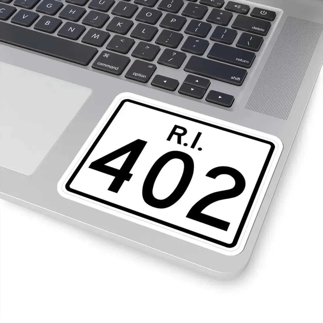 Rhode Island 402 (Rhode Island) (Road Sign) STICKER Vinyl Kiss-Cut Decal - The Sticker Space