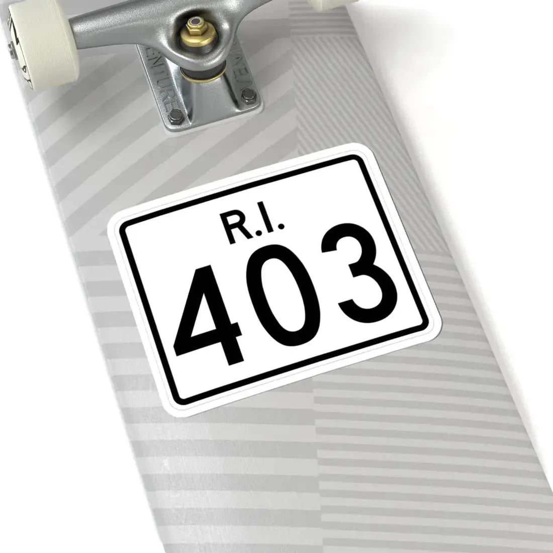 Rhode Island 403 (Rhode Island) (Road Sign) STICKER Vinyl Kiss-Cut Decal - The Sticker Space