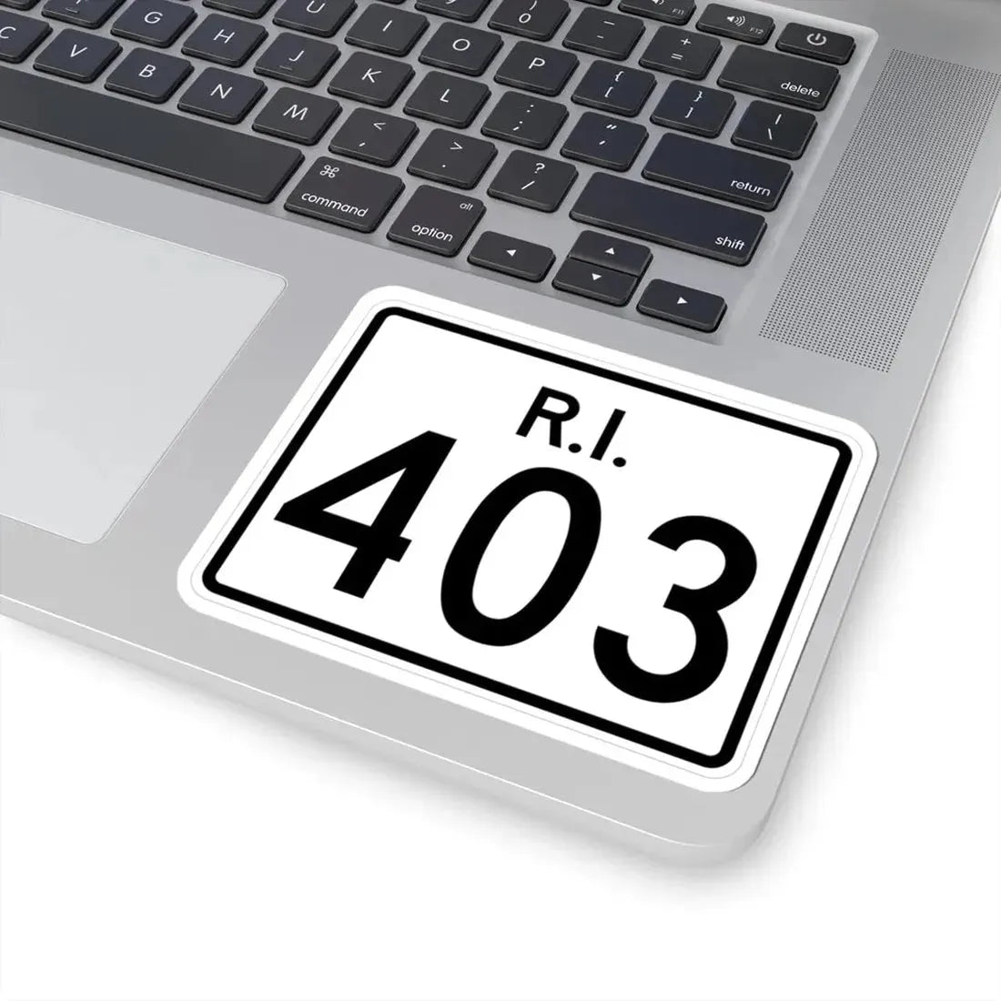 Rhode Island 403 (Rhode Island) (Road Sign) STICKER Vinyl Kiss-Cut Decal - The Sticker Space