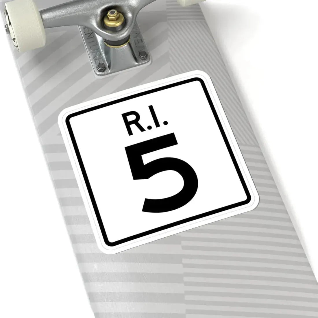 Rhode Island 5 (Rhode Island) (Road Sign) STICKER Vinyl Kiss-Cut Decal - The Sticker Space