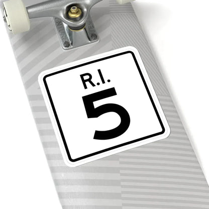 Rhode Island 5 (Rhode Island) (Road Sign) STICKER Vinyl Kiss-Cut Decal - The Sticker Space