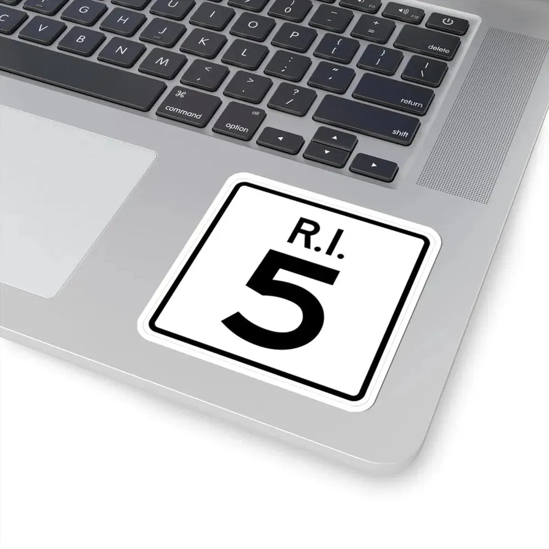 Rhode Island 5 (Rhode Island) (Road Sign) STICKER Vinyl Kiss-Cut Decal - The Sticker Space