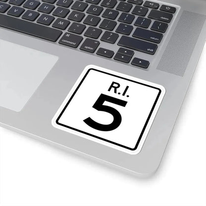 Rhode Island 5 (Rhode Island) (Road Sign) STICKER Vinyl Kiss-Cut Decal - The Sticker Space