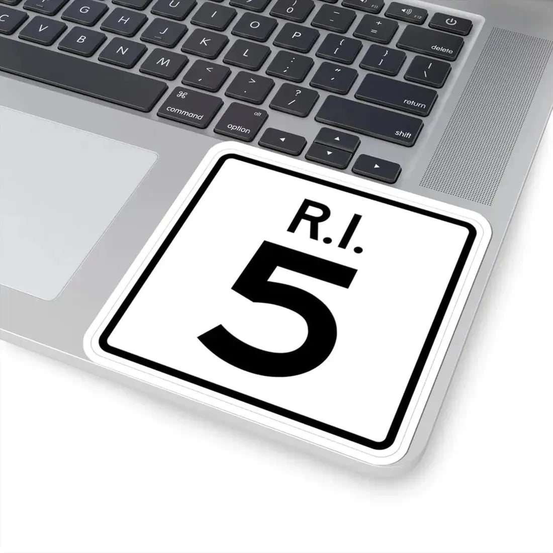 Rhode Island 5 (Rhode Island) (Road Sign) STICKER Vinyl Kiss-Cut Decal - The Sticker Space