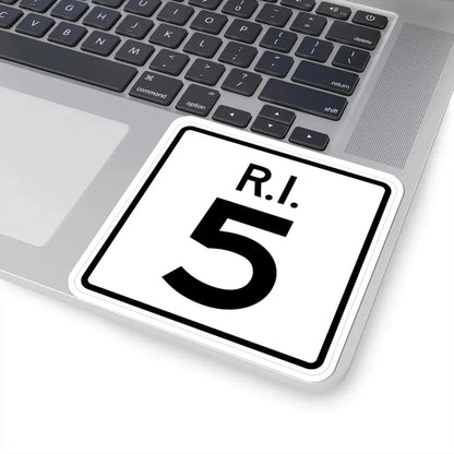 Rhode Island 5 (Rhode Island) (Road Sign) STICKER Vinyl Kiss-Cut Decal - The Sticker Space