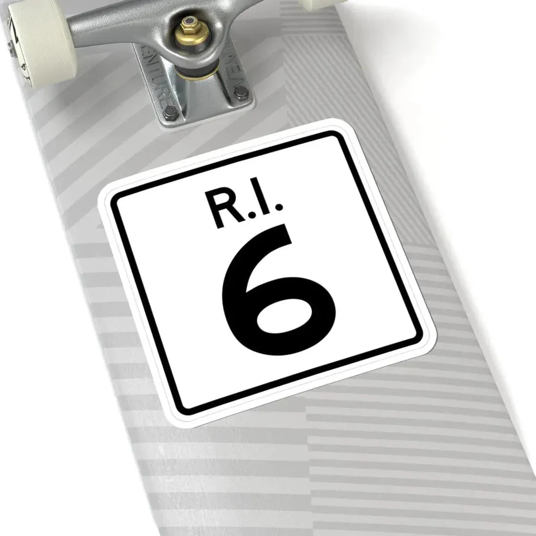 Rhode Island 6 (Rhode Island) (Road Sign) STICKER Vinyl Kiss-Cut Decal - The Sticker Space