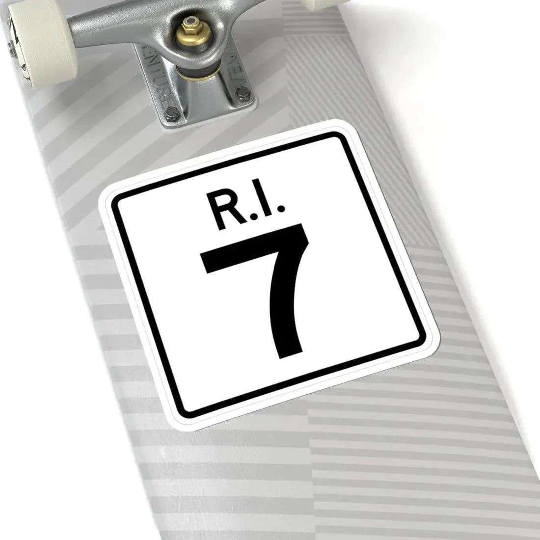 Rhode Island 7 (Rhode Island) (Road Sign) STICKER Vinyl Kiss-Cut Decal - The Sticker Space