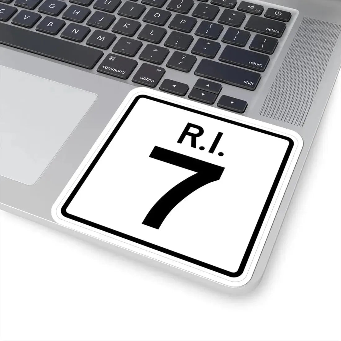 Rhode Island 7 (Rhode Island) (Road Sign) STICKER Vinyl Kiss-Cut Decal - The Sticker Space