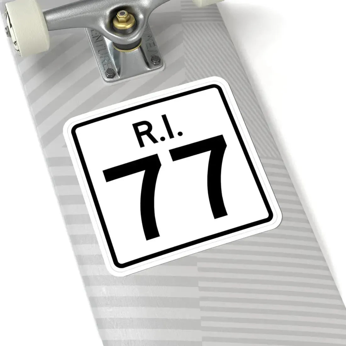 Rhode Island 77 (Rhode Island) (Road Sign) STICKER Vinyl Kiss-Cut Decal - The Sticker Space