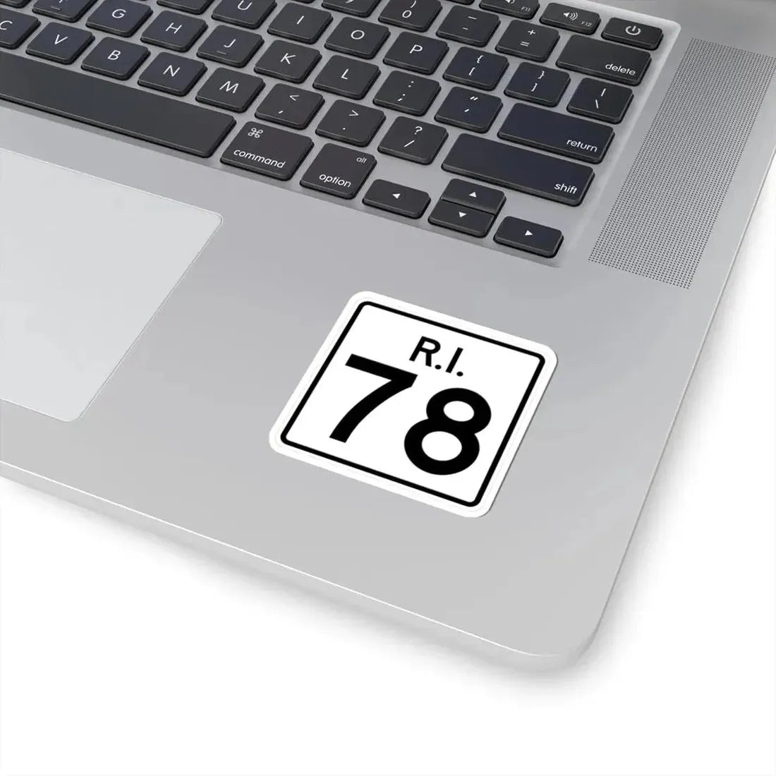 Rhode Island 78 (Rhode Island) (Road Sign) STICKER Vinyl Kiss-Cut Decal - The Sticker Space