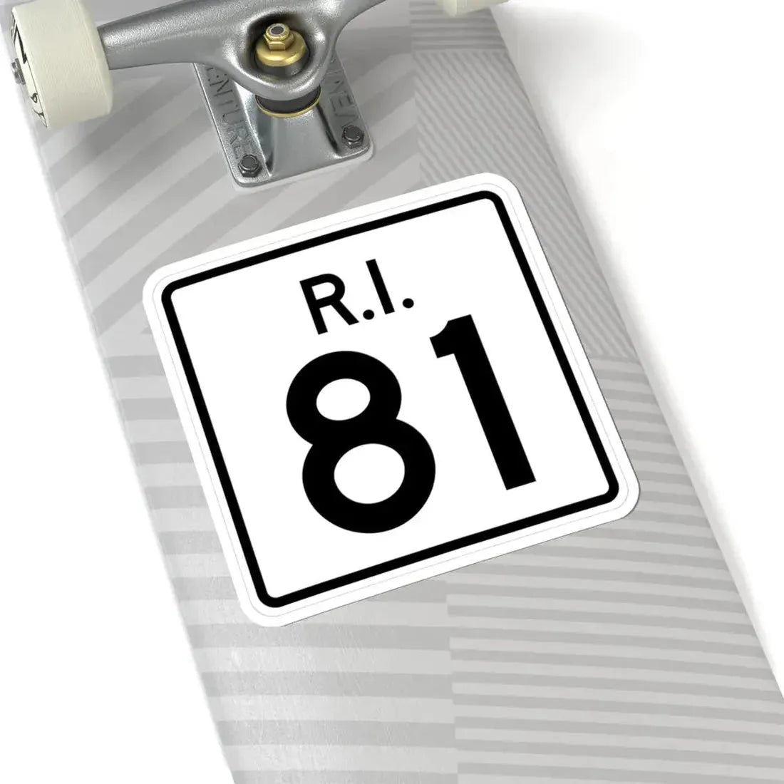 Rhode Island 81 (Rhode Island) (Road Sign) STICKER Vinyl Kiss-Cut Decal - The Sticker Space