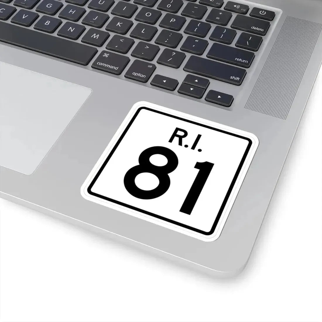Rhode Island 81 (Rhode Island) (Road Sign) STICKER Vinyl Kiss-Cut Decal - The Sticker Space