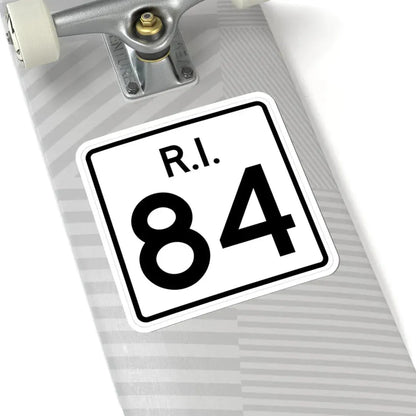 Rhode Island 84 (Rhode Island) (Road Sign) STICKER Vinyl Kiss-Cut Decal - The Sticker Space