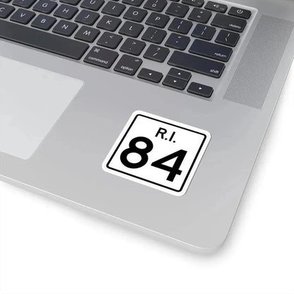 Rhode Island 84 (Rhode Island) (Road Sign) STICKER Vinyl Kiss-Cut Decal - The Sticker Space