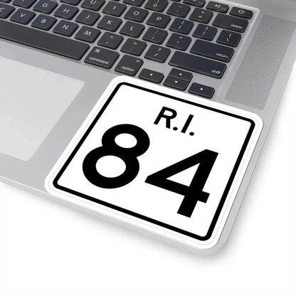 Rhode Island 84 (Rhode Island) (Road Sign) STICKER Vinyl Kiss-Cut Decal - The Sticker Space