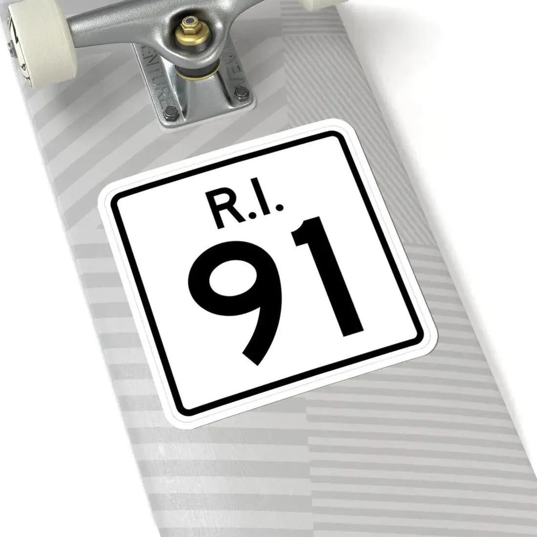 Rhode Island 91 (Rhode Island) (Road Sign) STICKER Vinyl Kiss-Cut Decal - The Sticker Space