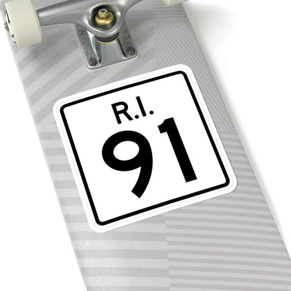 Rhode Island 91 (Rhode Island) (Road Sign) STICKER Vinyl Kiss-Cut Decal - The Sticker Space