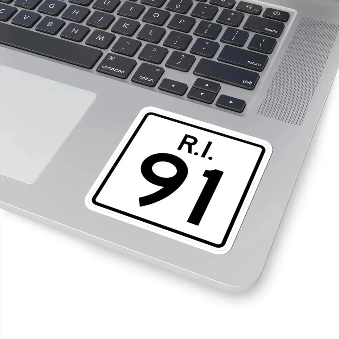 Rhode Island 91 (Rhode Island) (Road Sign) STICKER Vinyl Kiss-Cut Decal - The Sticker Space