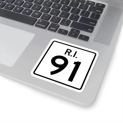 Rhode Island 91 (Rhode Island) (Road Sign) STICKER Vinyl Kiss-Cut Decal - The Sticker Space