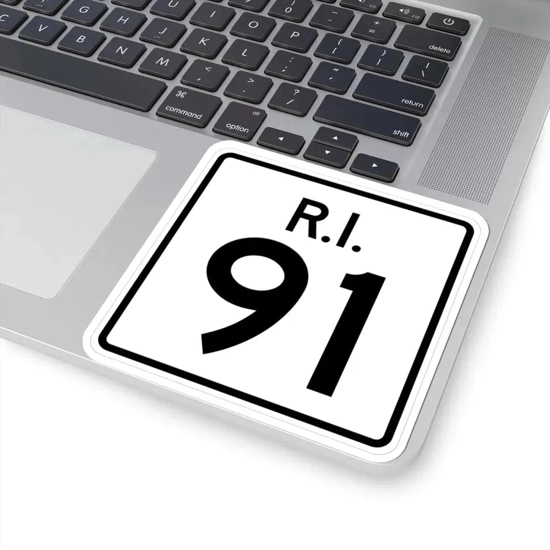 Rhode Island 91 (Rhode Island) (Road Sign) STICKER Vinyl Kiss-Cut Decal - The Sticker Space